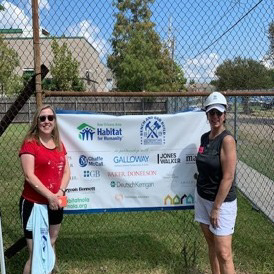 Bar and Bench Build Sponsors Sign with staff