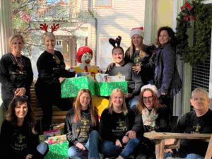 Staff in front of Ronald McDonald House