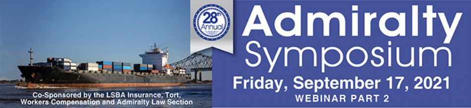 28th Annual Admiralty Symposium Logo