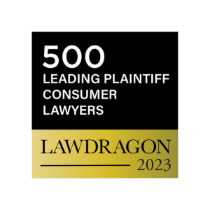 500 leading plaintiff consumer lawyers- Lawdragon 2023.