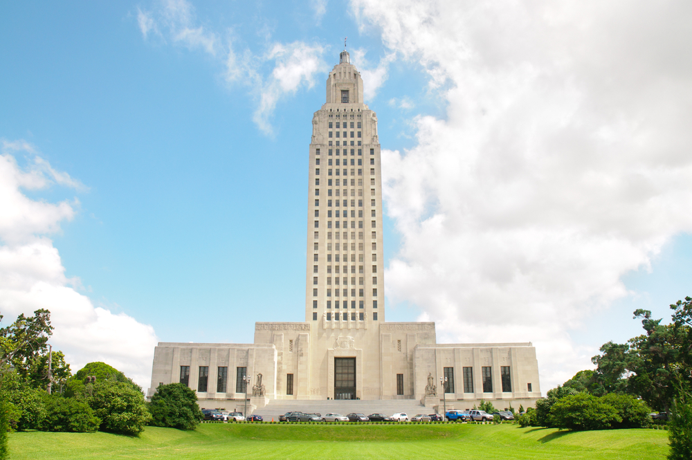 Louisiana State Capitol building exterior