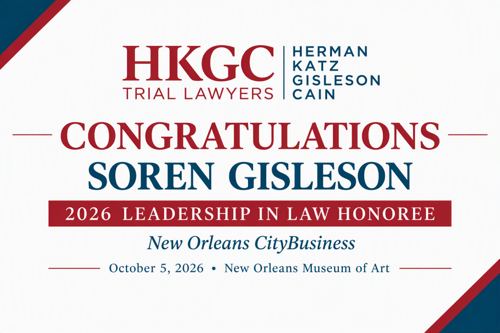 Soren Gisleson 2026 Leadership in Law Honoree